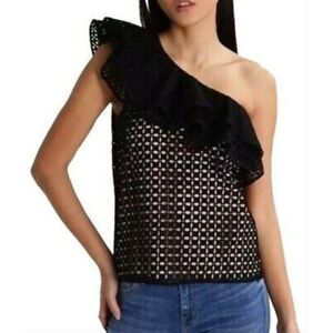 NWOT J.CREW Ruffle Cut out Top